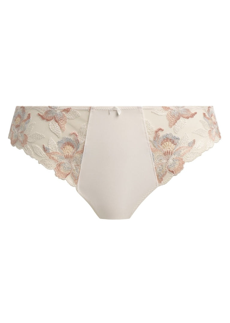 Floral-patterned underwear on a white background - Leia Lingerie
