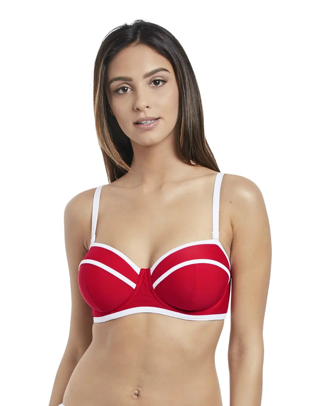 Freya paint the top town red bikini