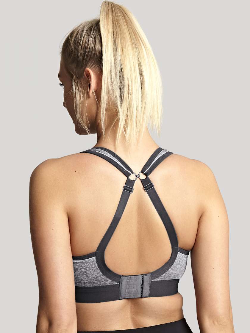 Panache Non Wired Sports Bra - Charcoal Marl – Leia Lingerie