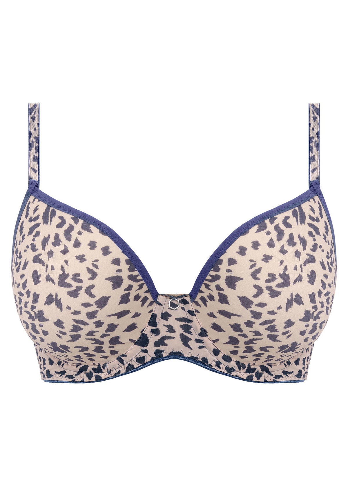 Wild Side Underwired Moulded Plunge T-Shirt Bra - Animal – Leia Lingerie