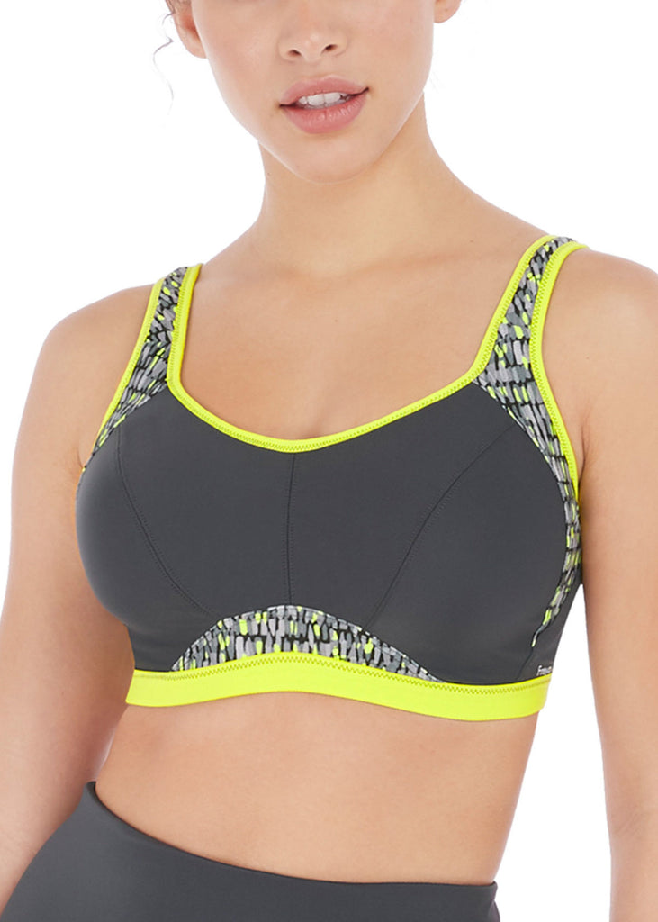 Sonic Moulded Sports Bra - Total Eclipse – Leia Lingerie