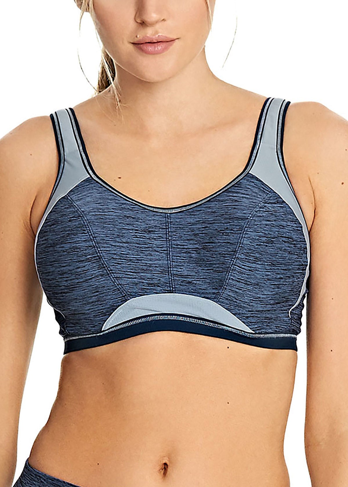 Epic Moulded Crop Top Sports Bra - Total Eclipse