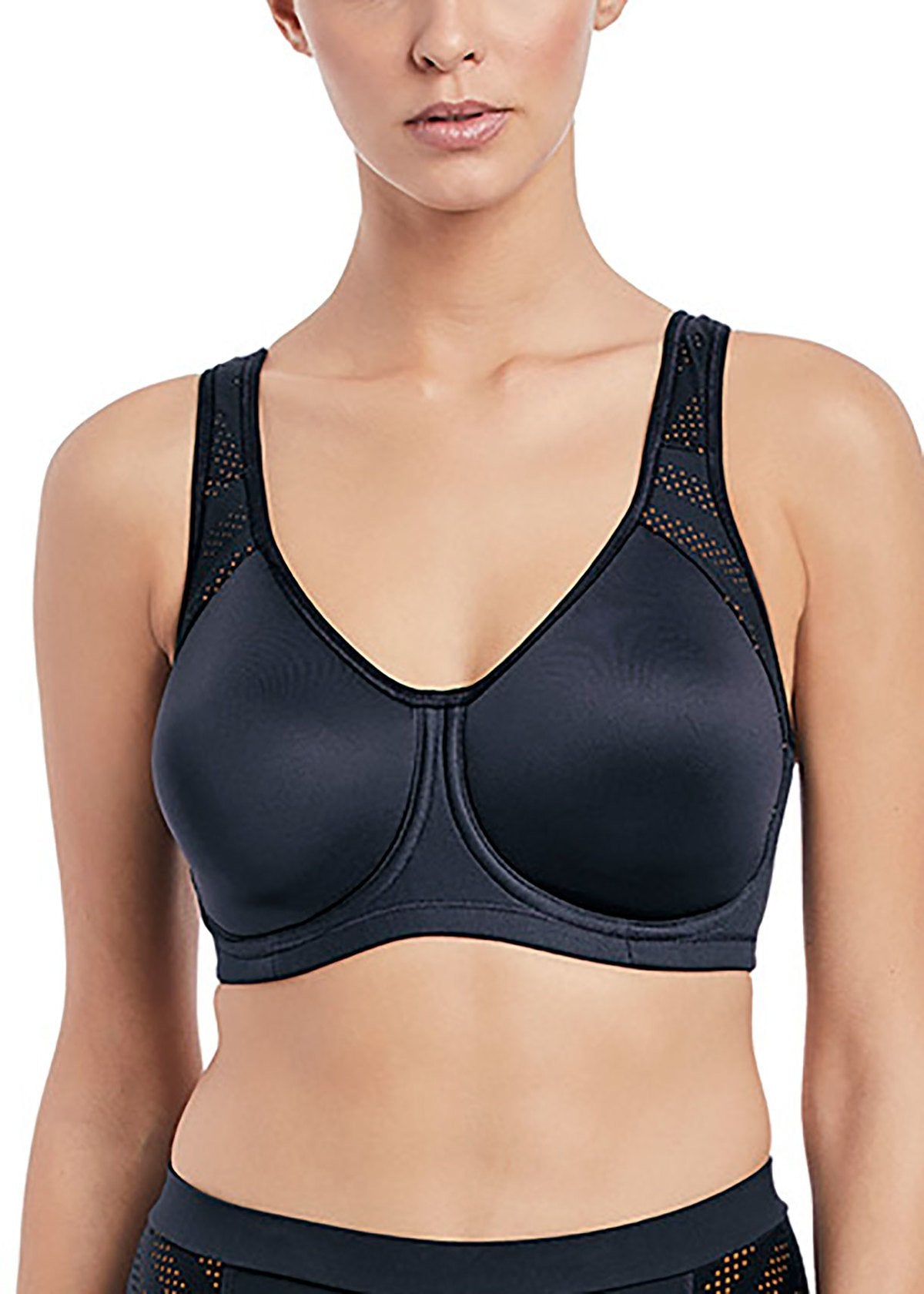 Sonic Moulded Sports Bra - Atomic Navy – Leia Lingerie