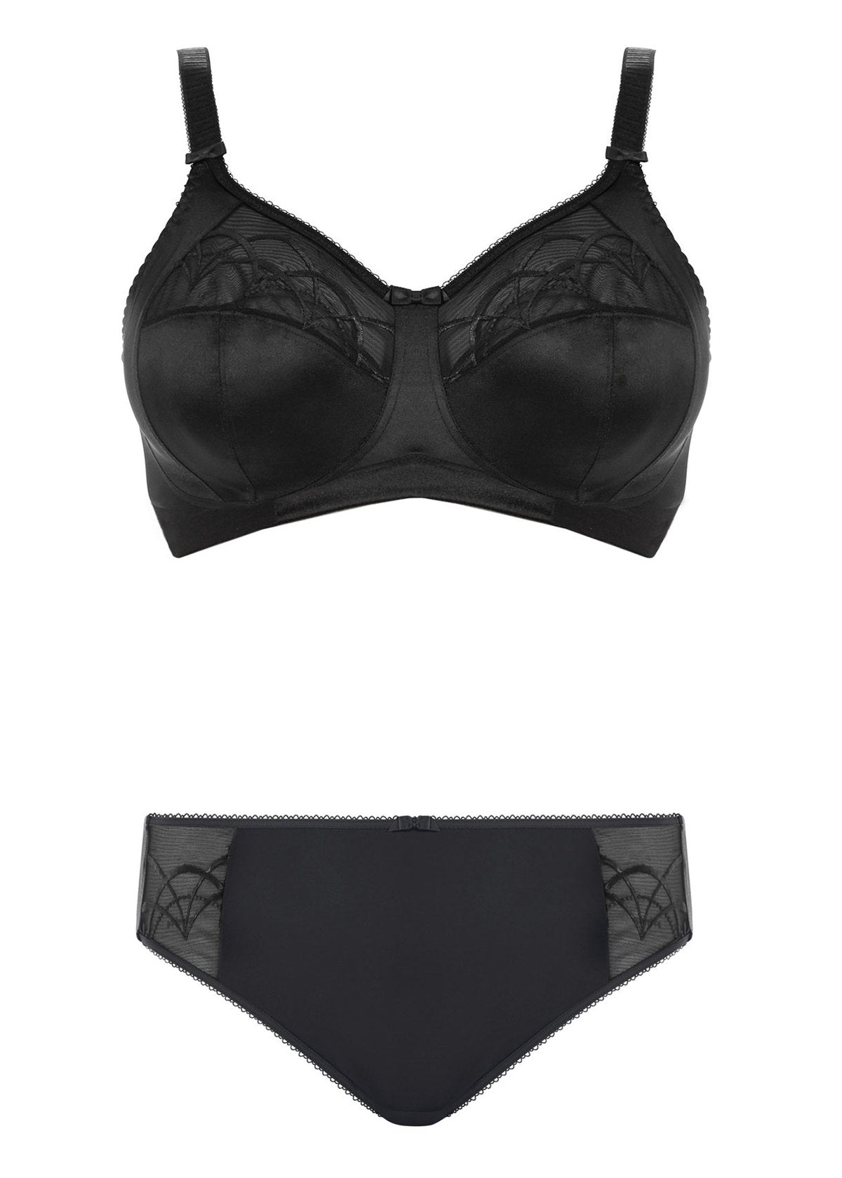 Elomi Cate Black Non Wired Bra (B-G) – Lion's Lair Boutique