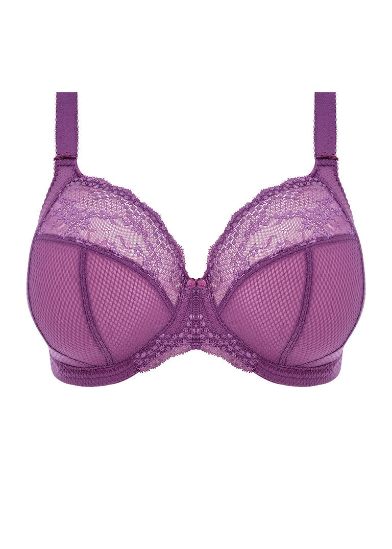 Charley Stretch Plunge Bra - Pansy – Leia Lingerie