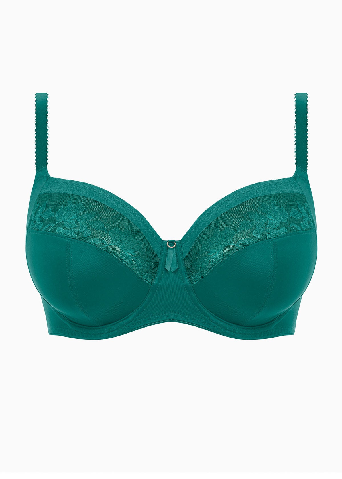 Illusion Underwired Side Support Bra - Emerald – Leia Lingerie