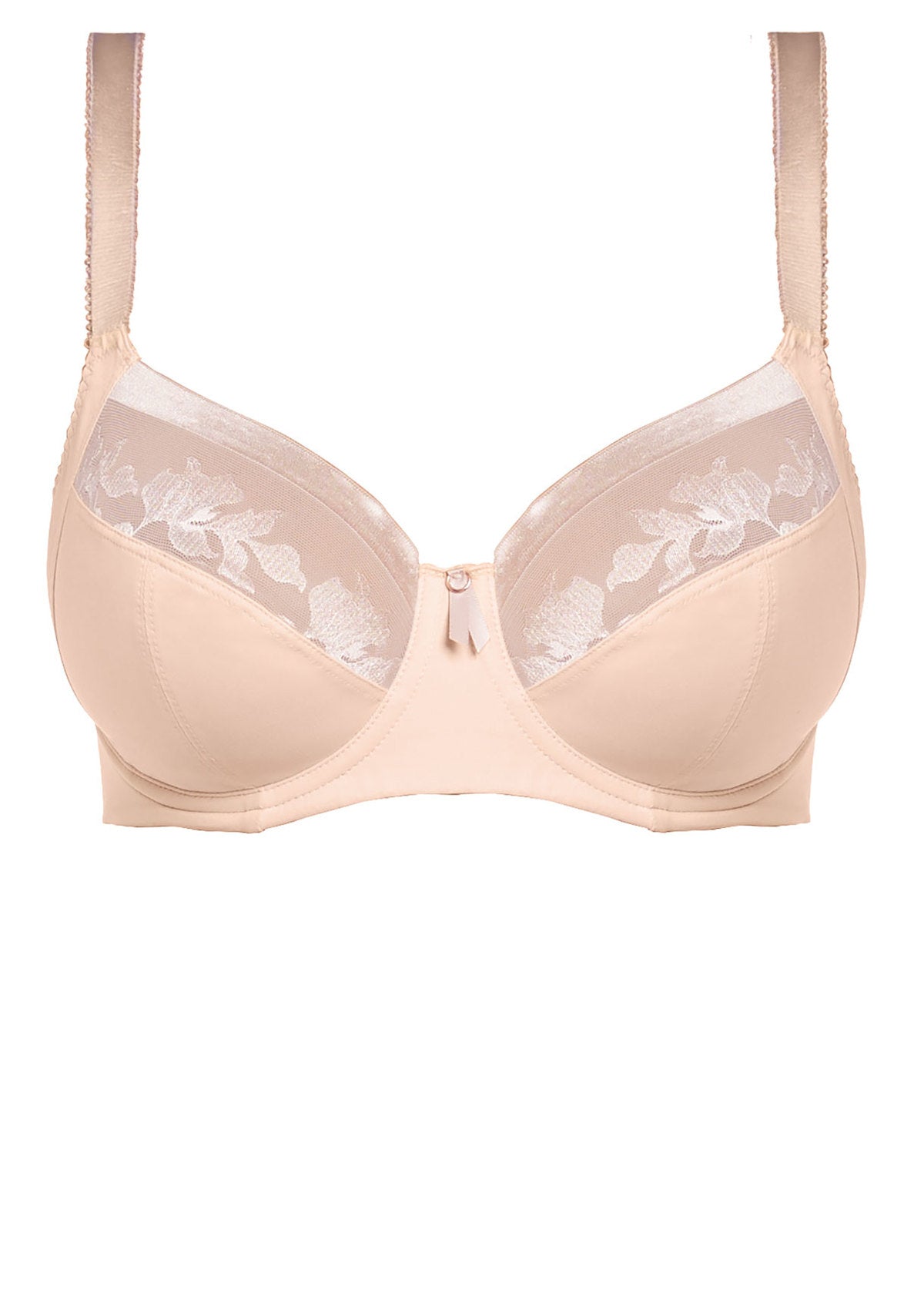 Women's Non-padded Non-wired Side Support Encircled Bra (BR132-NUDE)