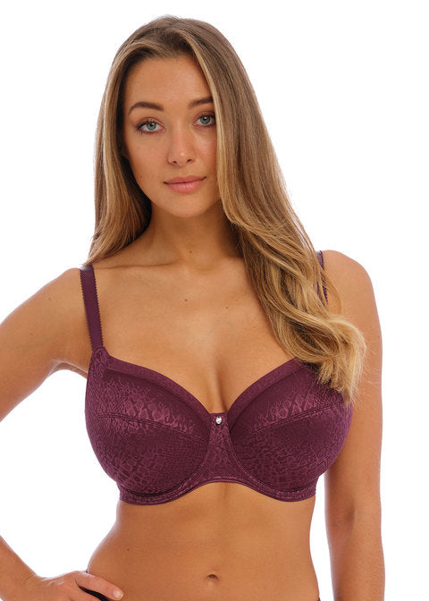 Envisage Full Cup Side Support Bra - Mulberry – Leia Lingerie