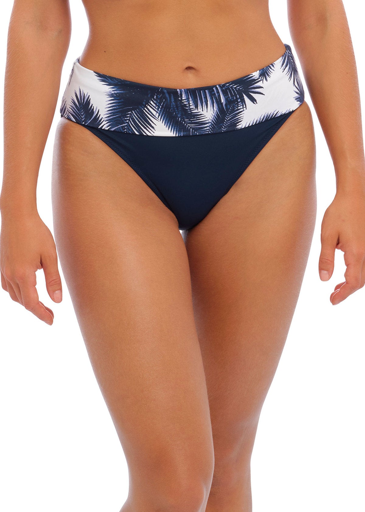 Carmelita Avenue Fold Bikini Brief - French Navy – Leia Lingerie