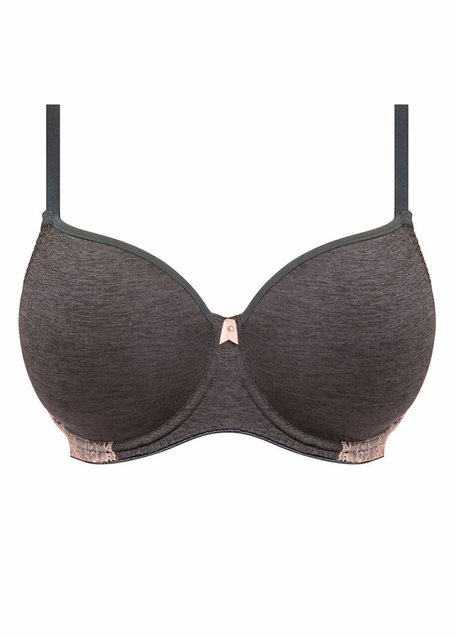 Chi Moulded Bra - Charcoal